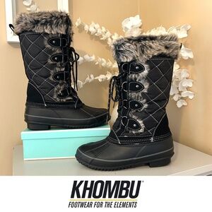 Like New Khombu North Star Tall Cold Weather Duck Boots Size 6